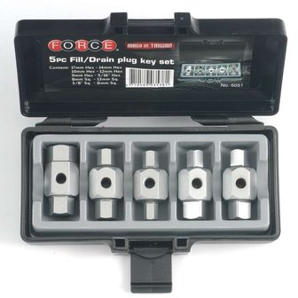 Sump Plug Key Set 5pcs