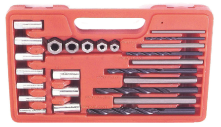 Screw Extractor Drill Bit and Guide Set 25pc