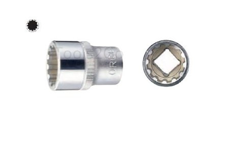 1/4 Spline socket 6mm