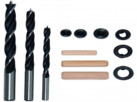 Wooden Dowel / Drill Set 6 - 10 mm 43 pcs