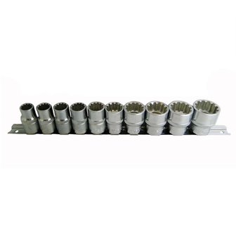 1/2 Spline socket set 10pc