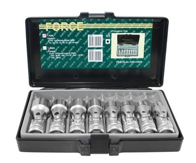 1/2 Universal socket set SAE 8pc