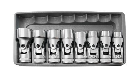 1/2 Universal socket set SAE 8pc