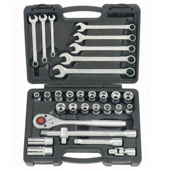 1/2 Socket &amp; wrench set 31pc