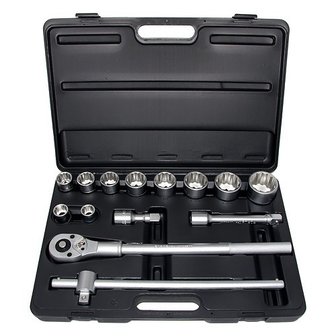 3/4 6pt. socket set 14pc