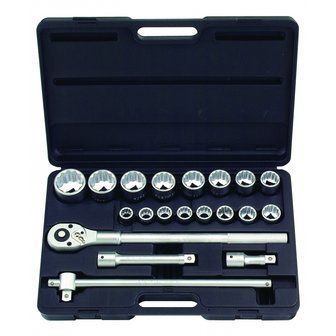 3/4 12pt. socket set 20pc