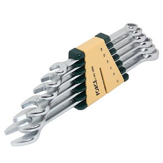 Combination wrench set 6pc