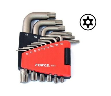 Star tamperproof key set 15pc