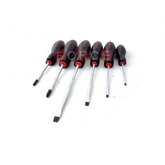 Screwdriver set Slotted &amp; Phillips 6pc