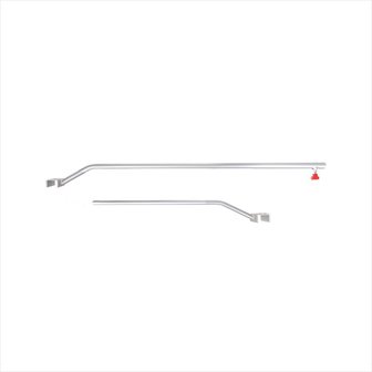 Tarpaulin bracket aluminum extendable 108-146cm for trailer tarpaulin