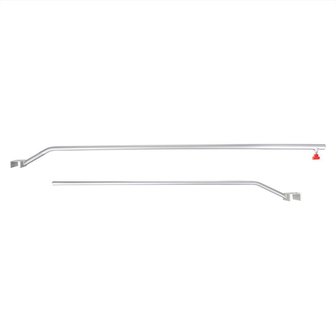 Tarpaulin bracket aluminum extendable 132-204cm for trailer tarpaulin