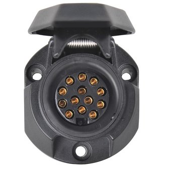 Socket 13-pin PVC type Jaeger + sealing rubber