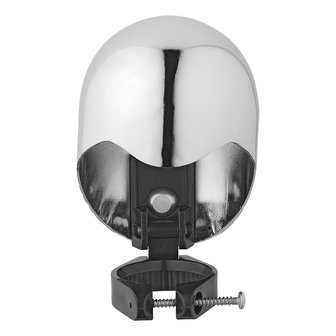 Tow bar cap chrome metal foldable