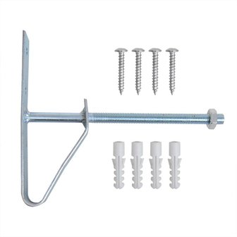 Tyre holder set 2 pieces wall mount