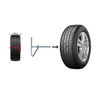 Tyre holder set 2 pieces wall mount