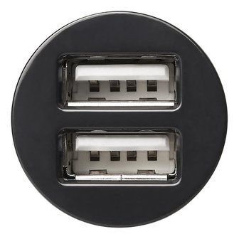 USB charger mini 2-way type A 12V/24V 3100mA