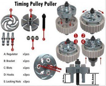 Universal Camshaft Sprocket Puller