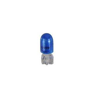 Car bulb 12V 5W T10 W2,1x9,5d blue x2 piece