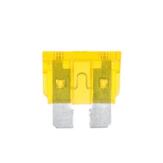 Blade fuses standard 20A yellow 6 pieces in blister