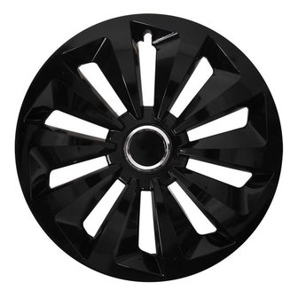 Wheel cover Fox black 14 inch x4 pcs