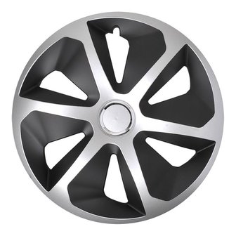 Wheel cover Roco silver/black 14 inch x4 pcs