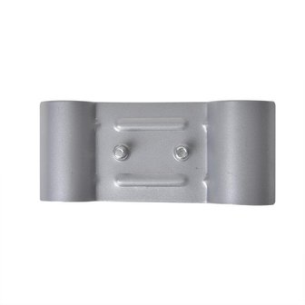 Nose wheel clamp for rotary clothes dryer