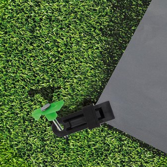 Tent carpet clips - set of 4