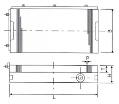 Electromagnetic clamps 400x200mm