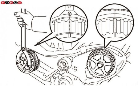 TOYOTA cam wrench tool kit