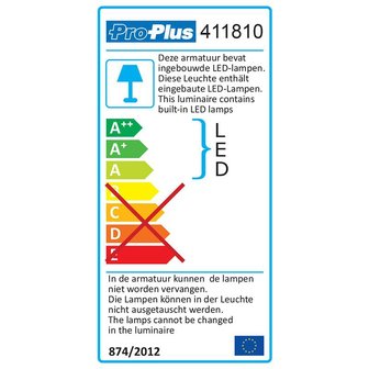 Ceiling light / surface-mounted luminaire 12-leds 12V 240lm &Oslash;75x18mm