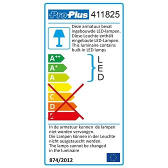 Light line 30-leds 12V 450lm 470x35x33mm