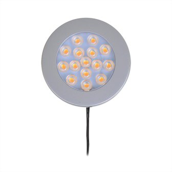 Surface mounted spotlight 15-leds 12V 200lm &Oslash;70x12mm