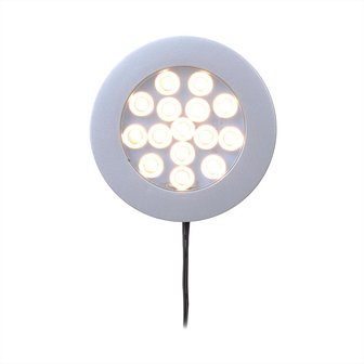 Surface mounted spotlight 15-leds 12V 200lm &Oslash;70x12mm