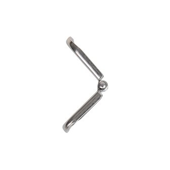 Hinge, 60x39mm, A2 RVS AISI 316, 4 hole