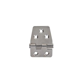 Hinge, 58x40mm, A2 RVS AISI 316, 5 hole