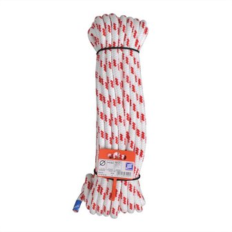 Yacht sheet rope, Novoleen, 10mm, 15m, 700 daN, white