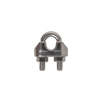 Wire clip 6mm, A4 RVS AISI 316