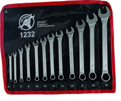 Combination Spanner Set 6 - 22 mm 12 pcs