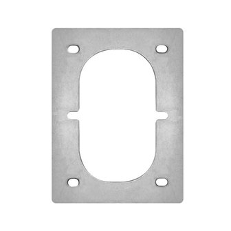 Backing plate for lashing anchor double