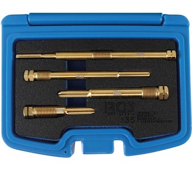 Glow Plug Bore Reamer Set 4 pcs.