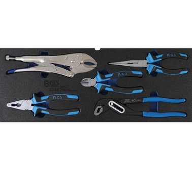 Foam tool tray for Item no. 3312: Pliers set  5 pcs.