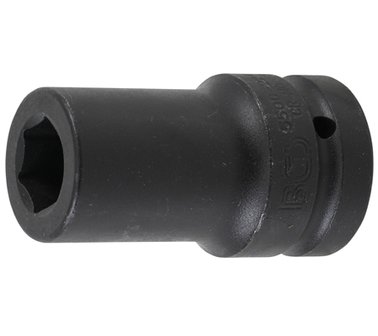 Impact socket, hexagon, deep | 25 mm (1&quot;) | 22 mm