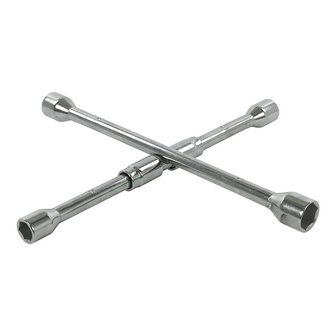 Cross rim wrench foldable