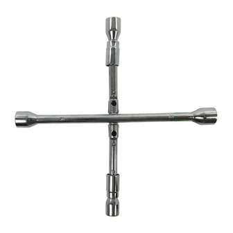 Cross rim wrench foldable