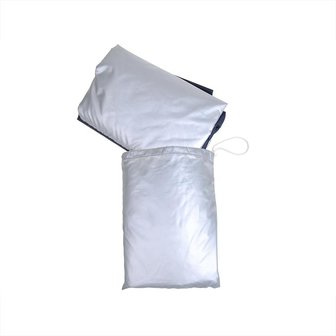 Motorcycle cover XL blue/silver