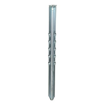 Tent peg 40cm ribbed metal