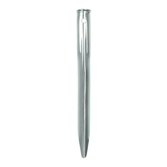 Tent peg 22cm metal half-round