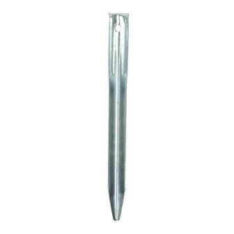 Tent peg 22cm metal half-round