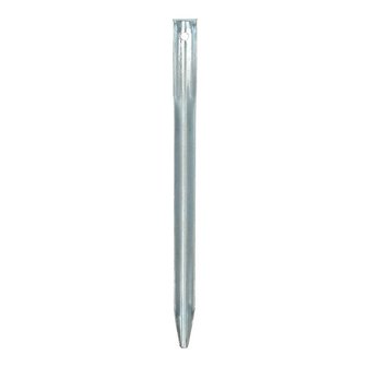 Tent peg 30cm metal half round