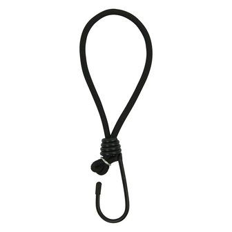Tent tensioner elastic black with hook